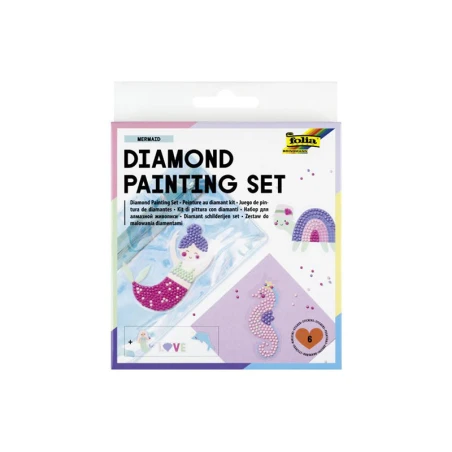FOLIA Kit Créatif Diamond Painting - Sirène – Image 4