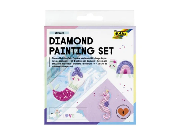 FOLIA Kit Créatif Diamond Painting - Sirène