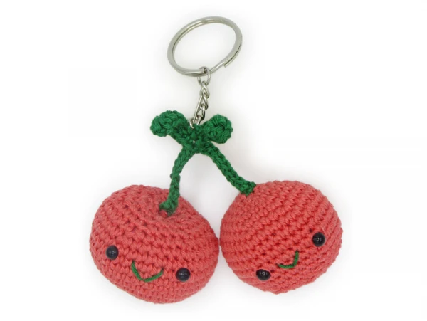 Kit Crochet - Pendentif Sac Cerise – Image 2