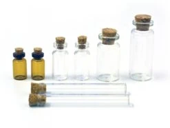 Kit De 8 Fioles En Verre