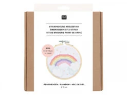 KIT DE BRODERIE ARC-EN-CIEL - RICO DESIGN