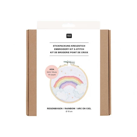 KIT DE BRODERIE ARC-EN-CIEL - RICO DESIGN – Image 6