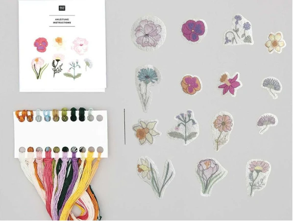 KIT DE BRODERIE FLEURS DE PRINTEMPS - RICO DESIGN – Image 3