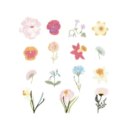 KIT DE BRODERIE FLEURS DE PRINTEMPS - RICO DESIGN – Image 6
