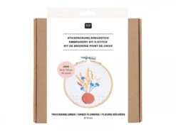 Kit De Broderie Fleurs Séchées - Rico Design
