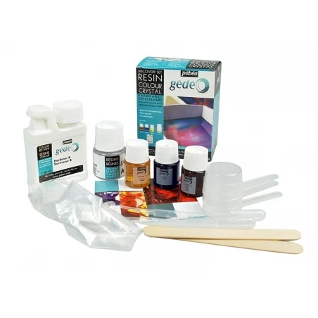 Pebeo Kit Découverte De Résine Couleur Et Cristal – Image 4