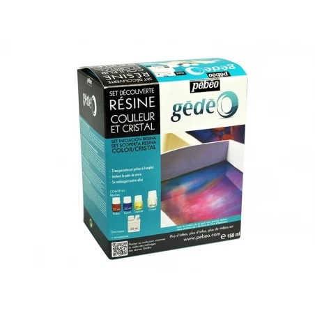 Pebeo Kit Découverte De Résine Couleur Et Cristal – Image 6