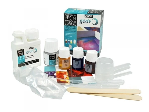 Pebeo Kit Découverte De Résine Couleur Et Cristal