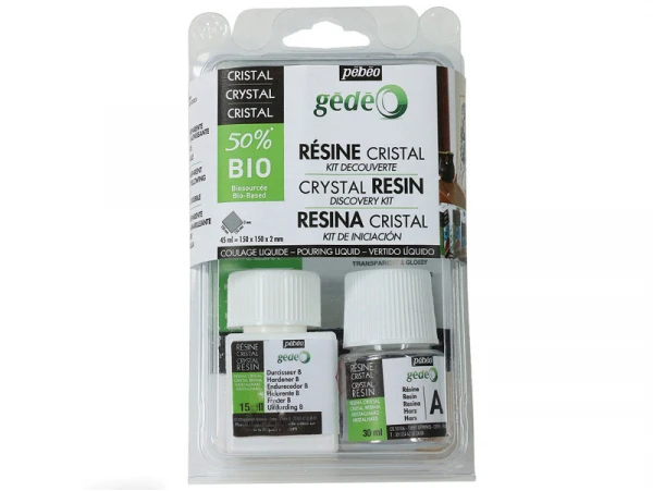 Pebeo Kit Découverte Résine Cristal Bio – 45 ML – Image 2