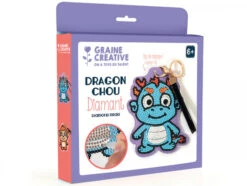 Kit Diamond Mosaic - Etiquette Bagage - Dragon