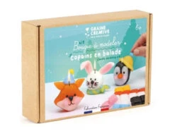 Kit DIY Bougie à Modeler Copains En Balade