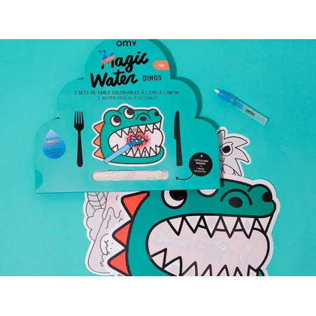 Kit Magic Water Dinos Set De Table - 18 Mois - OMY – Image 7
