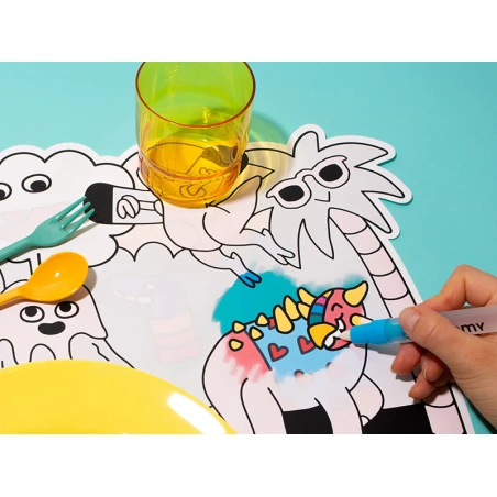 Kit Magic Water Dinos Set De Table - 18 Mois - OMY – Image 9