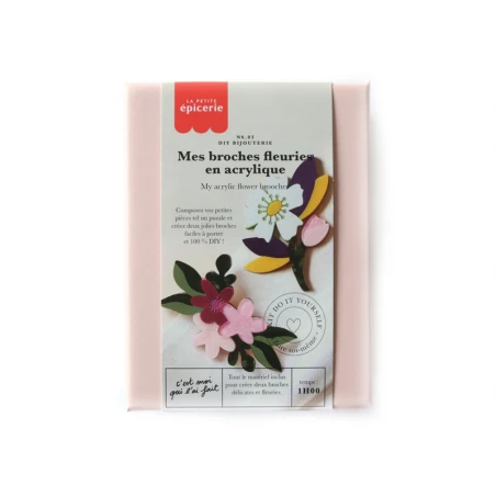 Kit DIY Bijouterie - Mes Broches Fleuries En Acrylique – Image 5