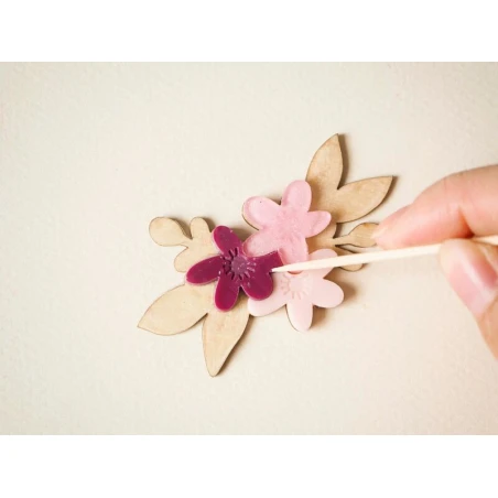 Kit DIY Bijouterie - Mes Broches Fleuries En Acrylique – Image 7