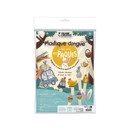Kit Plastique Dingue 8 Décorations De Pâques Pour Enfants – Image 20