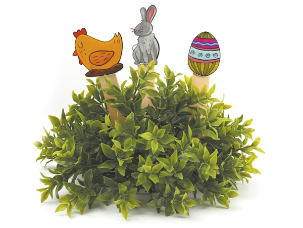 Kit Plastique Dingue 8 Décorations De Pâques Pour Enfants – Image 3