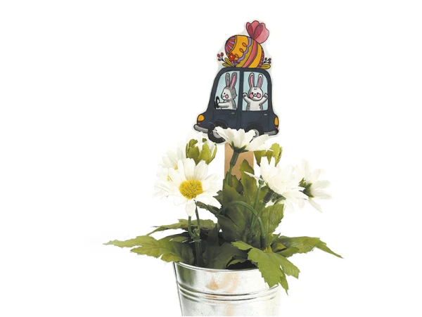 Kit Plastique Dingue 8 Décorations De Pâques Pour Enfants – Image 5