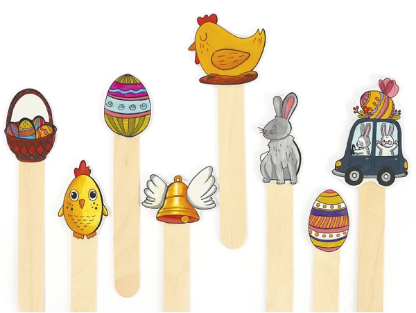 Kit Plastique Dingue 8 Décorations De Pâques Pour Enfants – Image 6