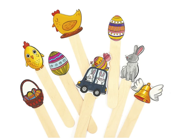 Kit Plastique Dingue 8 Décorations De Pâques Pour Enfants – Image 7