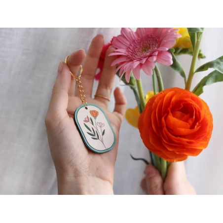Kit Porte-clés En Bois - Flowers - Édition Limitée – Image 6