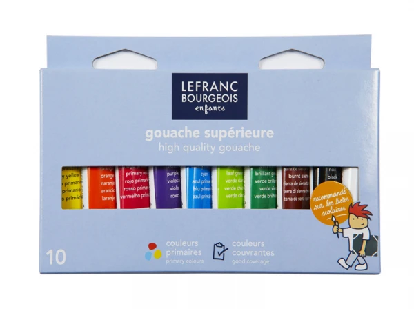 Lot De 10 Tubes De Gouache De 10 Ml