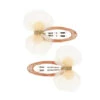 Lot De 2 Barrettes Martha - Noeud En Tulle