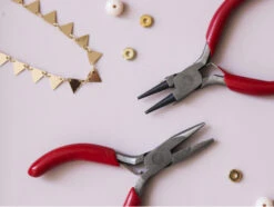 Lot De 2 Petites Pinces Bijoux - Ronde Et Plate