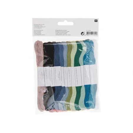 Lot De 24 Fils à Broder – Set Pastel – Image 4