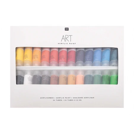 Lot De 24 Tubes De Peinture Acrylique - 22 Ml – Image 3