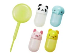 Lot De 4 Mini Capsules Animaux