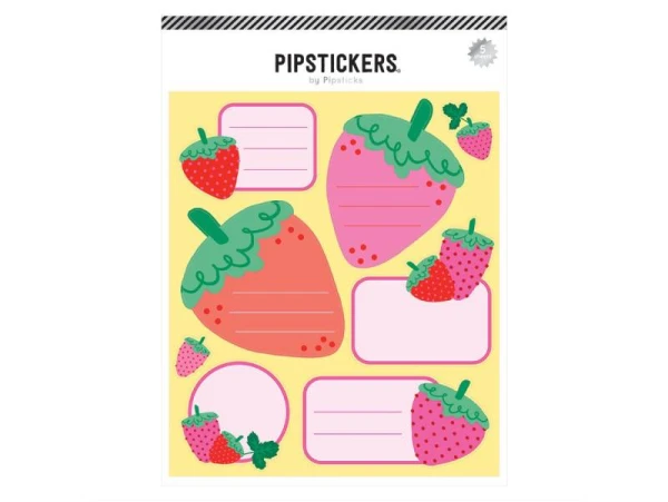 Lot De 5 Planches D'étiquettes Fraise