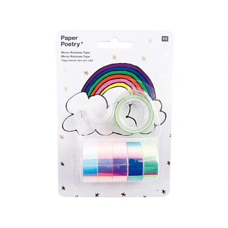 Lot De 6 Rubans Adhésifs Miroir Et Petit Dévidoir – Image 4