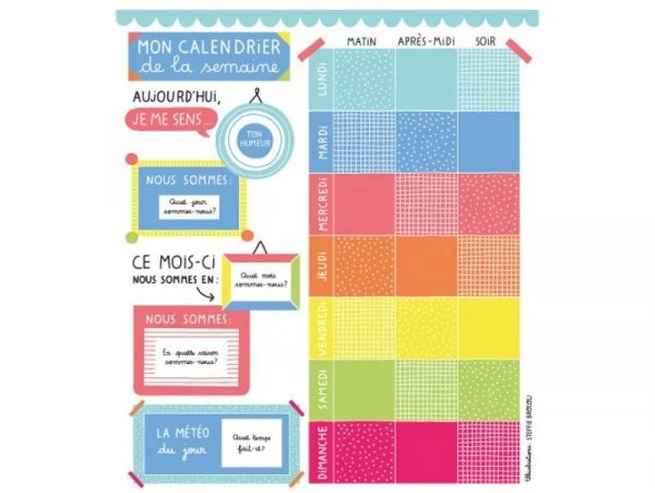 Ma Première Pochette D'aimants - Calendrier De La Semaine – Image 2