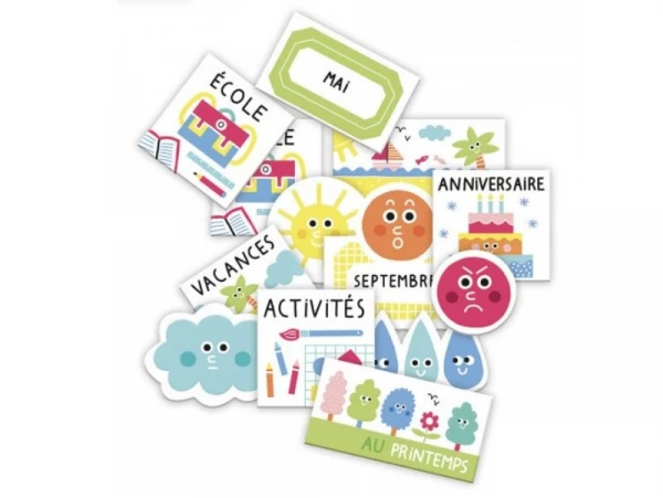 Ma Première Pochette D'aimants - Calendrier De La Semaine – Image 3