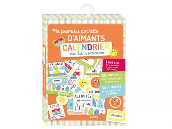 Ma Première Pochette D'aimants - Calendrier De La Semaine