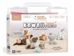 Mallette Fimo - Kawaii Kitty Family
