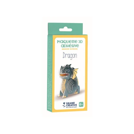 Maquette Adhésive En Carton 3D - Dragon – Image 3