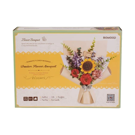 Maquette Bouquet De Fleur En Bois Puzzle 3D - Rolife – Image 7