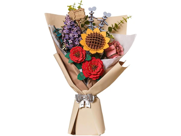 Maquette Bouquet De Fleur En Bois Puzzle 3D - Rolife