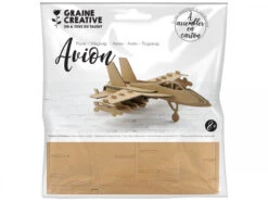 Maquette Carton - Avion 16,5 X 17,5 X 6 Cm