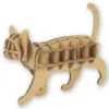 Maquette Chat Carton 22 X 11 X 4,5 Cm