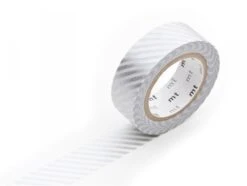 Masking Tape Motif - Rayé Argent