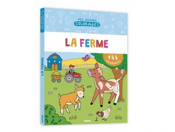 Mon Grand Cahier De Coloriages - La Ferme