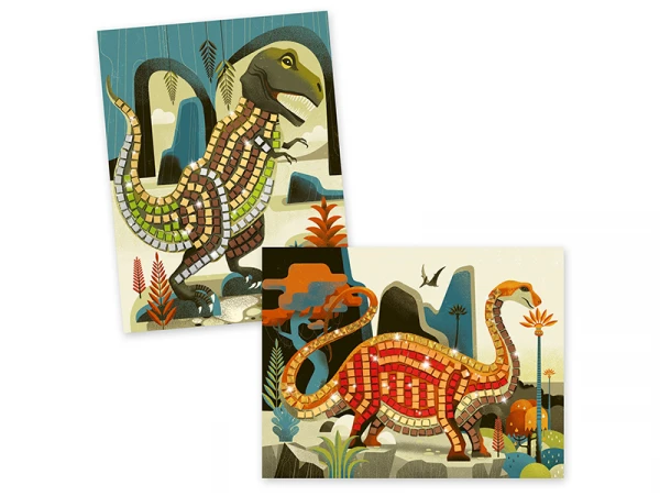 Djeco Mosaïques - Coffret De Collage - Dinosaures – Image 2