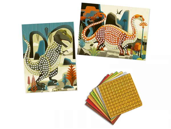 Djeco Mosaïques - Coffret De Collage - Dinosaures – Image 3