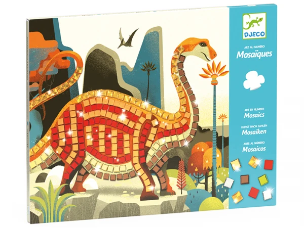 Djeco Mosaïques - Coffret De Collage - Dinosaures – Image 4
