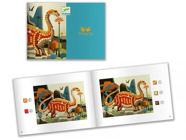 Djeco Mosaïques - Coffret De Collage - Dinosaures – Image 5