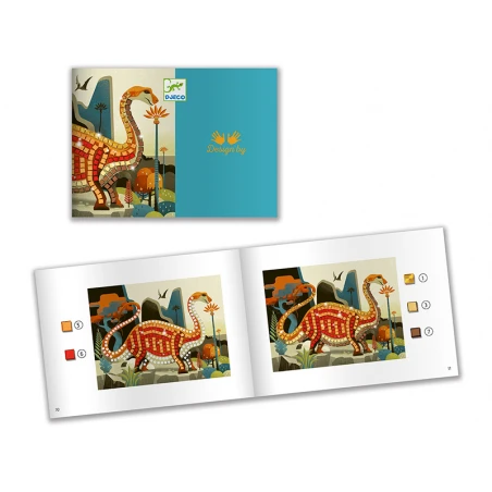 Djeco Mosaïques - Coffret De Collage - Dinosaures – Image 10