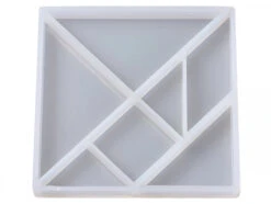 Moule En Silicone - Carré Avec Formes Géométriques